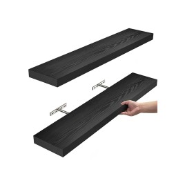 23 inch Wooden Bathroom Wall Mounted Shelf