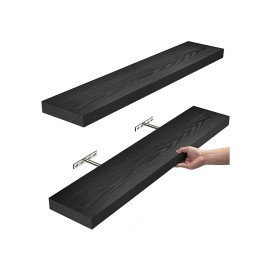 23 inch Wooden Bathroom Wall Mounted Shelf