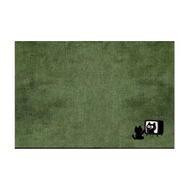 Green Anti Slip Bathroom Mat