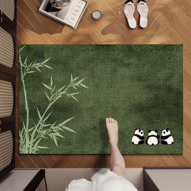 Green Anti Slip Bathroom Mat