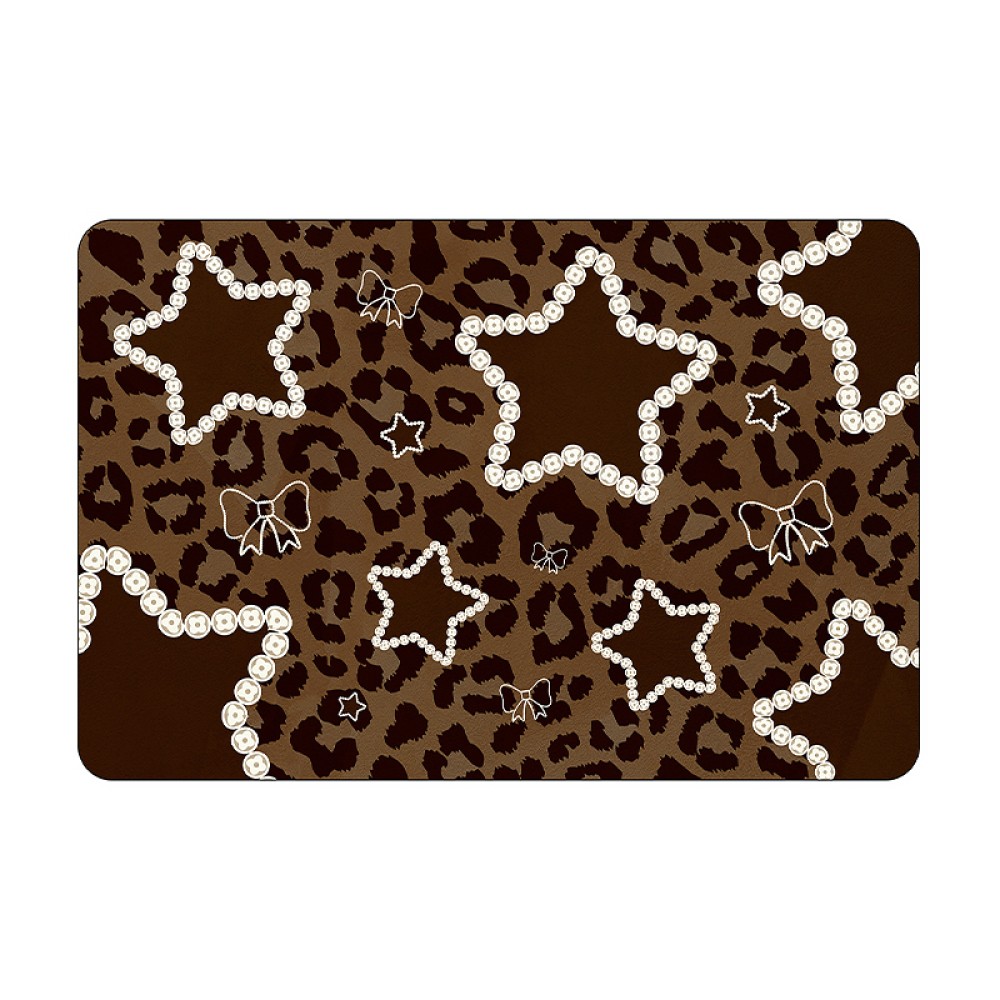 Leopard Print Diatom Mud Bathroom Mat