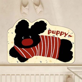 Cartoon Puppy Bathroom Mat