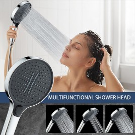 Large Button Handheld Shower Head