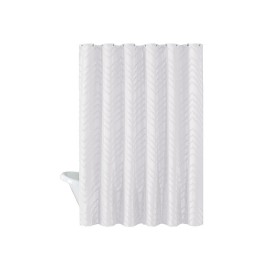 Premium White Waterproof Bathroom Curtain