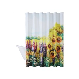 Sunflower Waterproof Shower Curtain