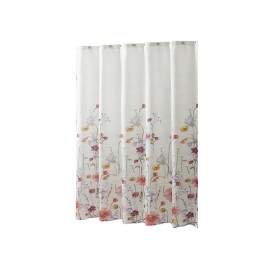 Rustic Floral Washed Paint Shower Curtain