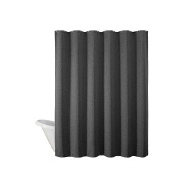 Dark Gray Bathroom Curtain
