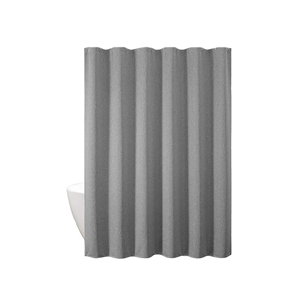 Light Gray Bathroom Curtain