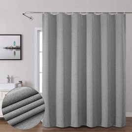 Light Gray Bathroom Curtain