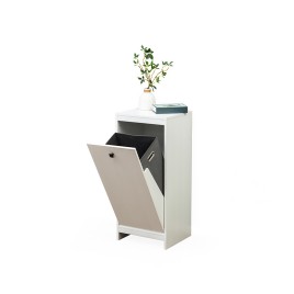 Freestanding Wooden Laundry Basket