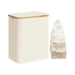 130L Bamboo Laundry Basket with Lid