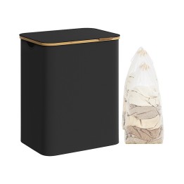130L Bamboo Laundry Basket with Lid