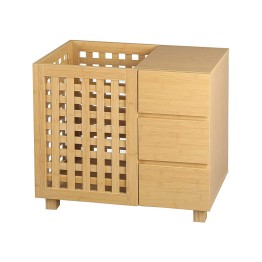 Premium Bamboo Laundry Basket