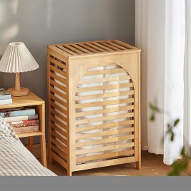 Sturdy and Durable Bamboo Laundry Basket