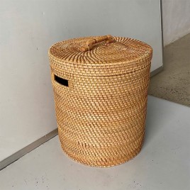 Handwoven Rattan Laundry Basket Handwoven Rattan Laundry Basket