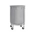 Round Stainless Steel Laundry Basket