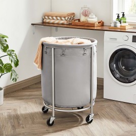 Round Stainless Steel Laundry Basket