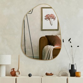 Irregularly Shaped Bathroom Wall Mirror