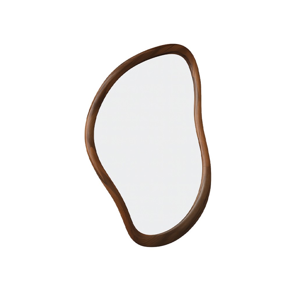 Asymmetrical Wall Mounted Bathroom Mirror